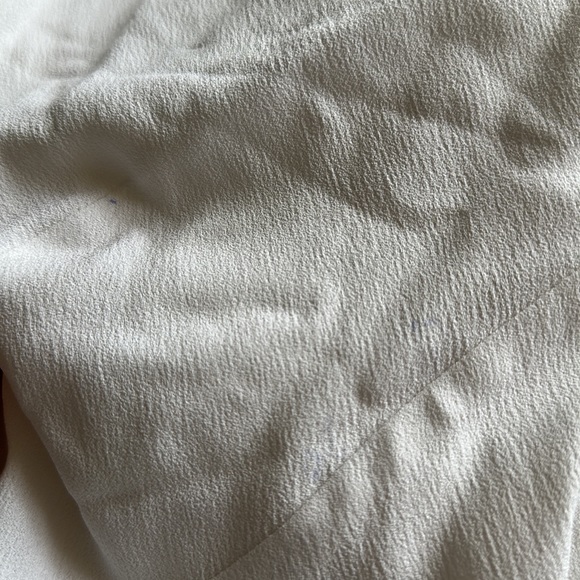 NWT Lewit Dress Size 14 White Wedding Bridal Women's V-Neck Flowy Boho - Picture 12 of 12